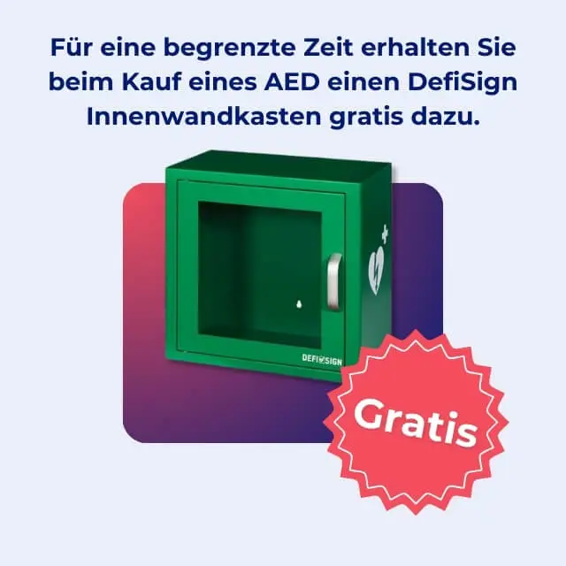 AED + gratis Innenwandschrank